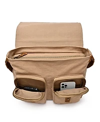 Tsd Brand Valley Oak Canvas Messenger Bag