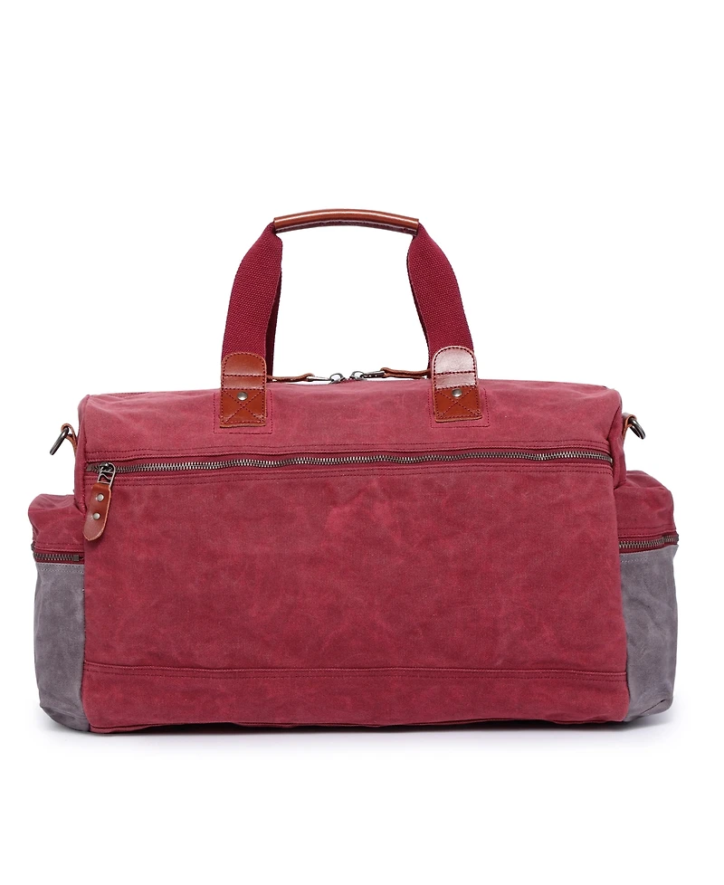 Tsd Brand Stone Creek Waxed Canvas Duffel Bag