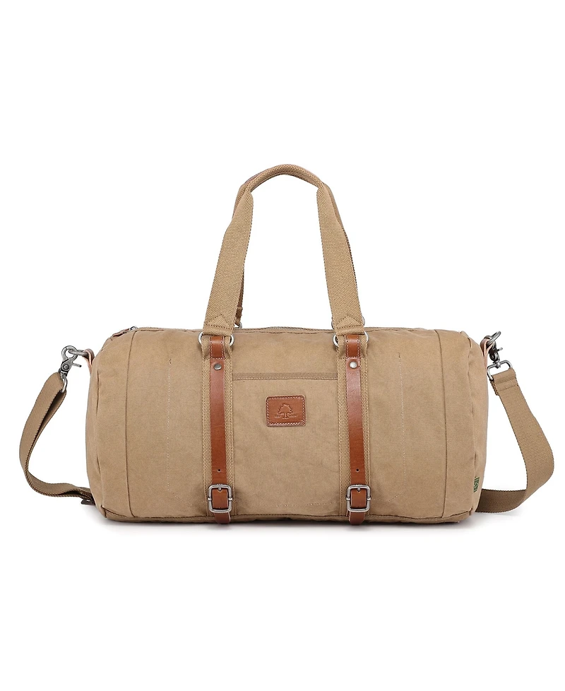 Tsd Brand Forest Canvas Weekender Bag