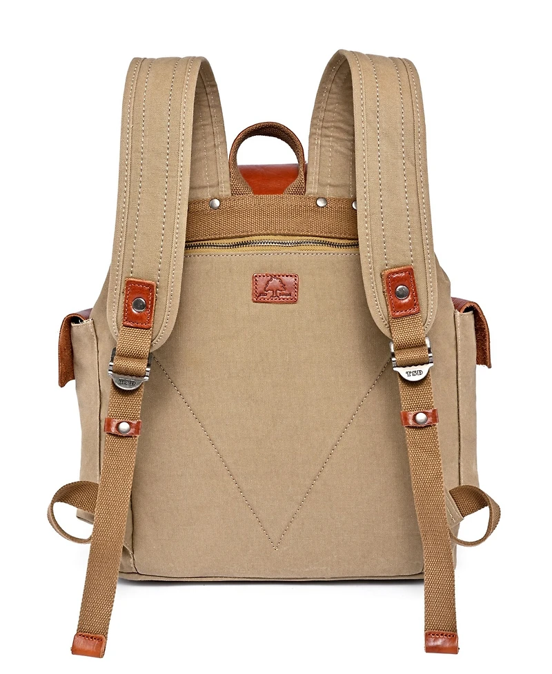 Tsd Brand Hosta Valley Canvas Backpack