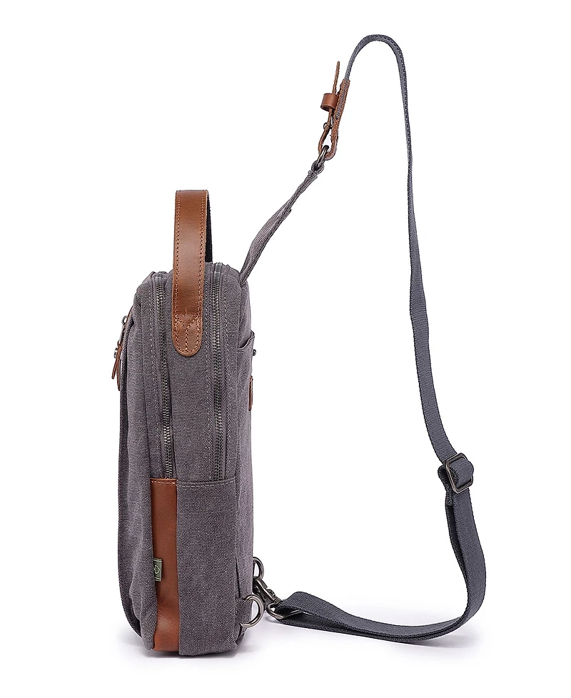 Tsd Brand Madrone Convertible Canvas Sling Bag