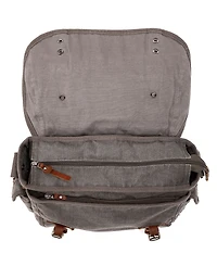 Tsd Brand Silver Road Canvas Messenger Bag