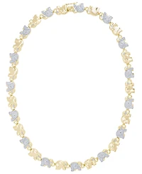 Macy's Women's Diamond Accent Elephant Necklace