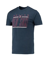 Men's Concepts Sport Red, Navy Boston Red Sox Meter T-shirt and Shorts Sleep Set