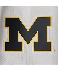 Men's Jordan White Michigan Wolverines Replica Team Basketball Shorts