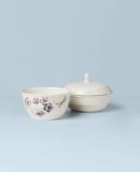 Butterfly Meadow 3-Piece Stackable Bowl Set