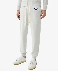 True Religion Men's Classic Logo Elastic Drawstring Joggers