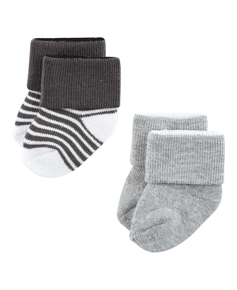 Hudson Baby Boys Unisex Bulk Pack of Soft Terry Socks