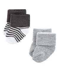 Hudson Baby Boys Unisex Bulk Pack of Soft Terry Socks