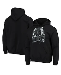 Men's Junk Food Black Las Vegas Raiders Star Wars Empire Pullover Hoodie