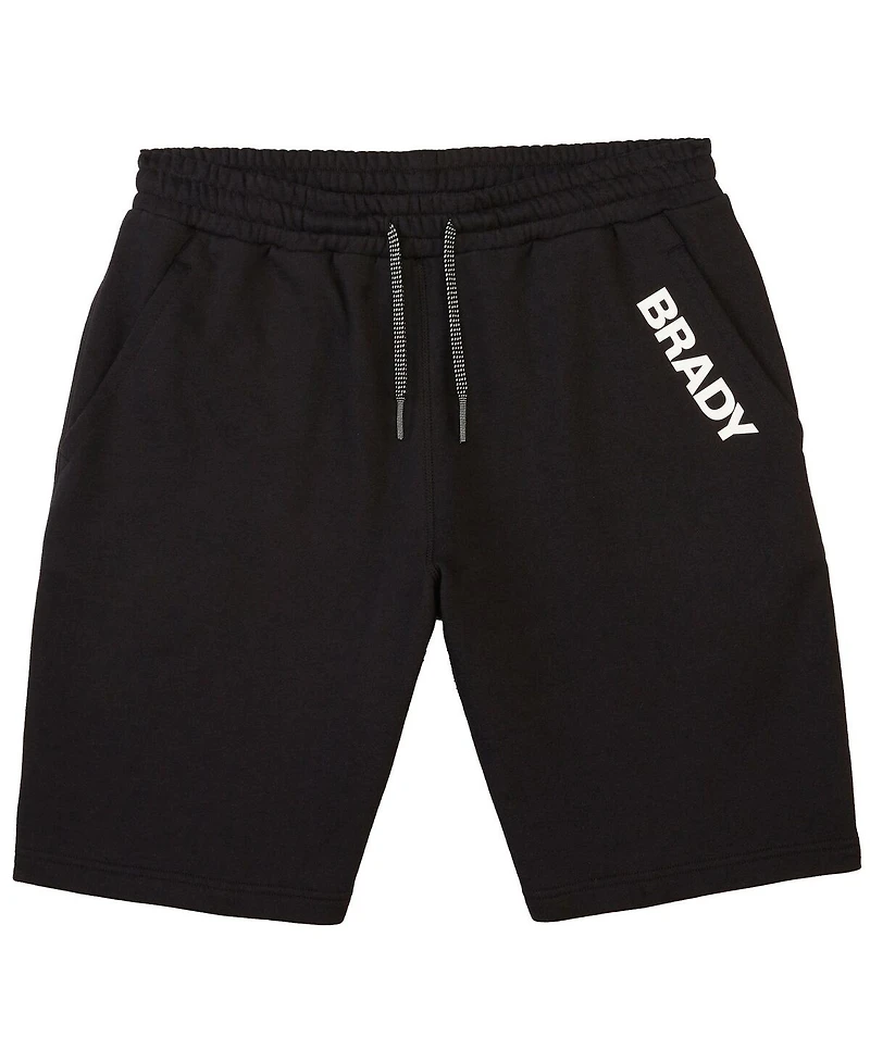 Men's Brady Black Wordmark Fleece Shorts