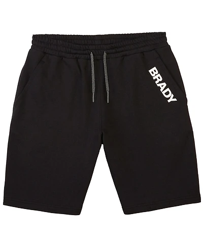 Men's Brady Black Wordmark Fleece Shorts