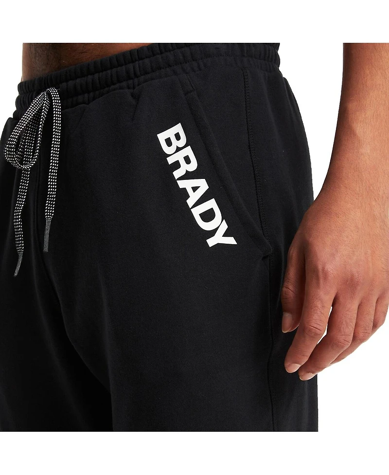 Men's Brady Black Wordmark Fleece Pants