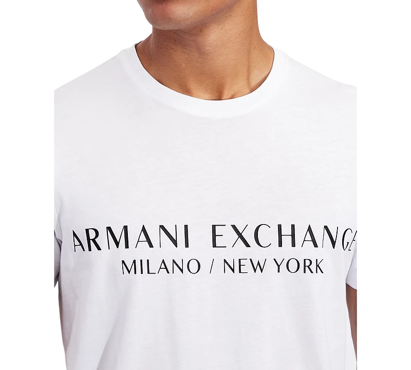 A|X Armani Exchange Men's Milano New York Logo Graphic T-Shirt