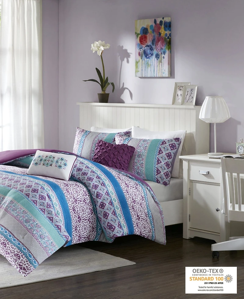Intelligent Design Joni Reversible 4-Pc. Comforter Set, Twin/Twin Xl