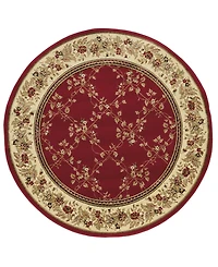 Closeout! Km Home Pesaro 1590 5'3" x 5'3" Round Area Rug