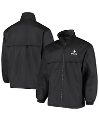 Men's Dunbrooke Black New Orleans Saints Triumph Fleece Full-Zip Jacket