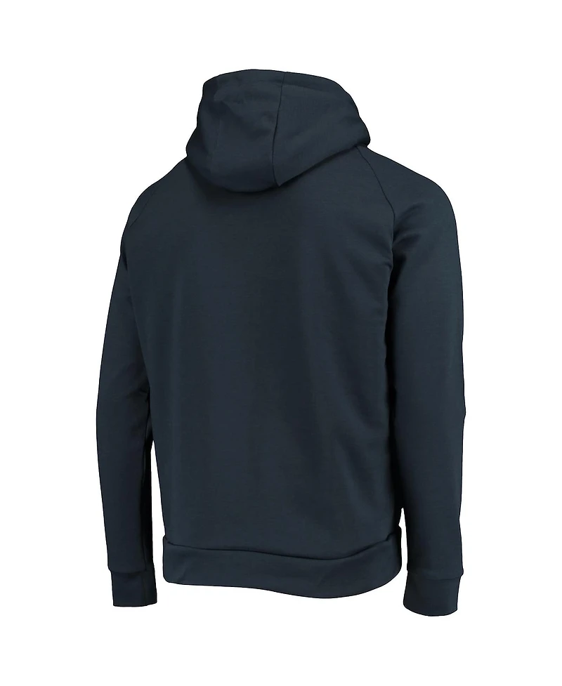 Men's Dunbrooke College Navy Seattle Seahawks Shag Tri-Blend Full-Zip Raglan Hoodie