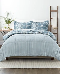 ienjoy Home Ultra Soft Daisy Medallion Reversible - Pc. Comforter Set