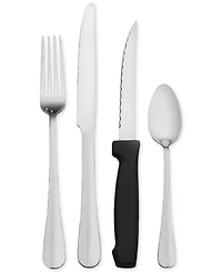 Pfaltzgraff Simplicity 16-Pc. Flatware with Steak Knives Set, Service for 4