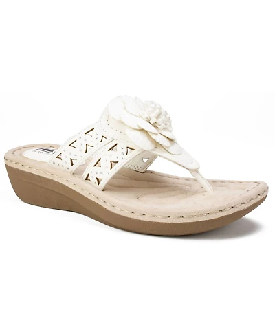 Cliffs by White Mountain Women's Cynthia Thong Sandal