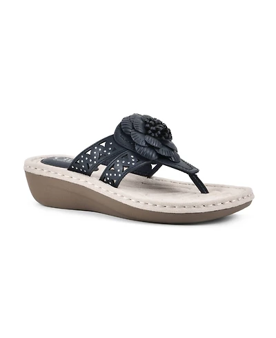 Cliffs by White Mountain Women's Cynthia Thong Sandal
