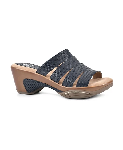 White Mountain Women's Valora Clog Slide Sandals