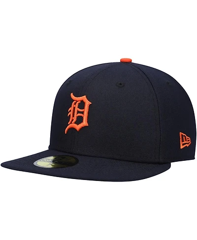 Men's New Era Navy Detroit Tigers Authentic Collection On-Field Road 59FIFTY Fitted Hat