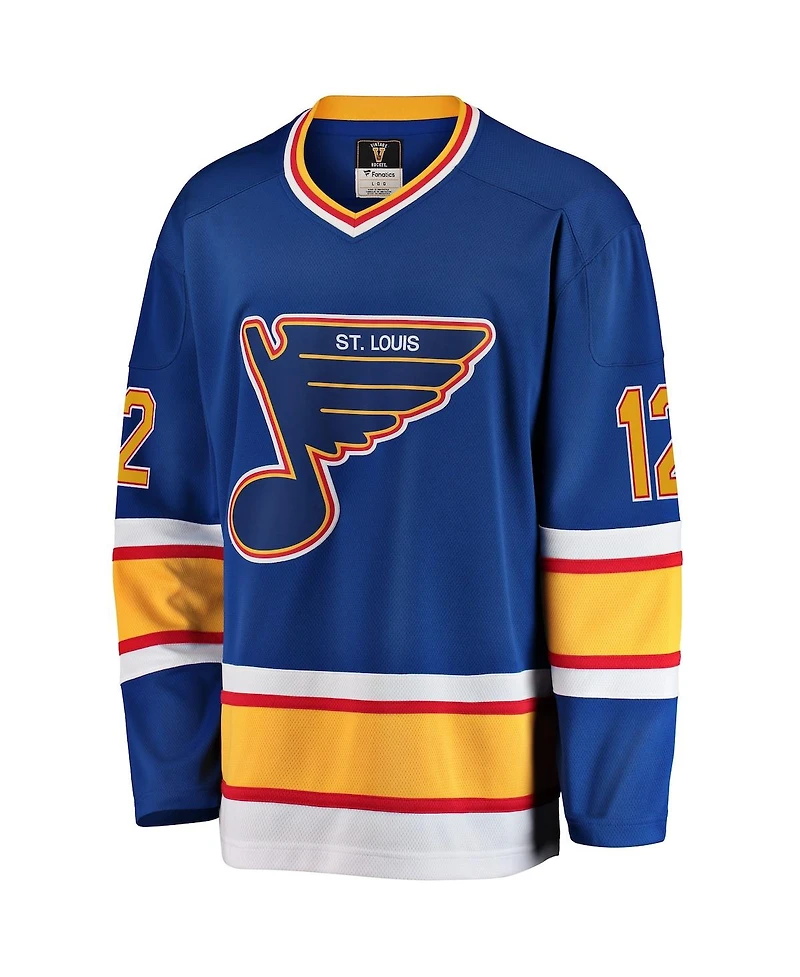 Men's Fanatics Adam Oates Blue St. Louis Blues Premier Breakaway Retired Player Jersey