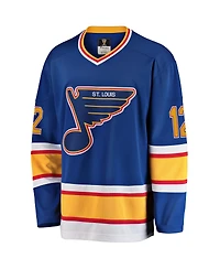 Men's Fanatics Adam Oates Blue St. Louis Blues Premier Breakaway Retired Player Jersey