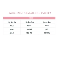 Bravado Designs Women's Mid Rise Seamless Panty