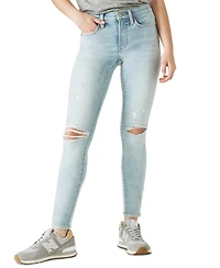 Lucky Brand Women's Ava Mid-Rise Ripped Skinny Jeans