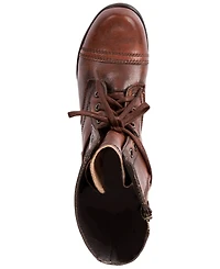 Steve Madden Women's Troopa Lace-up Combat Boots