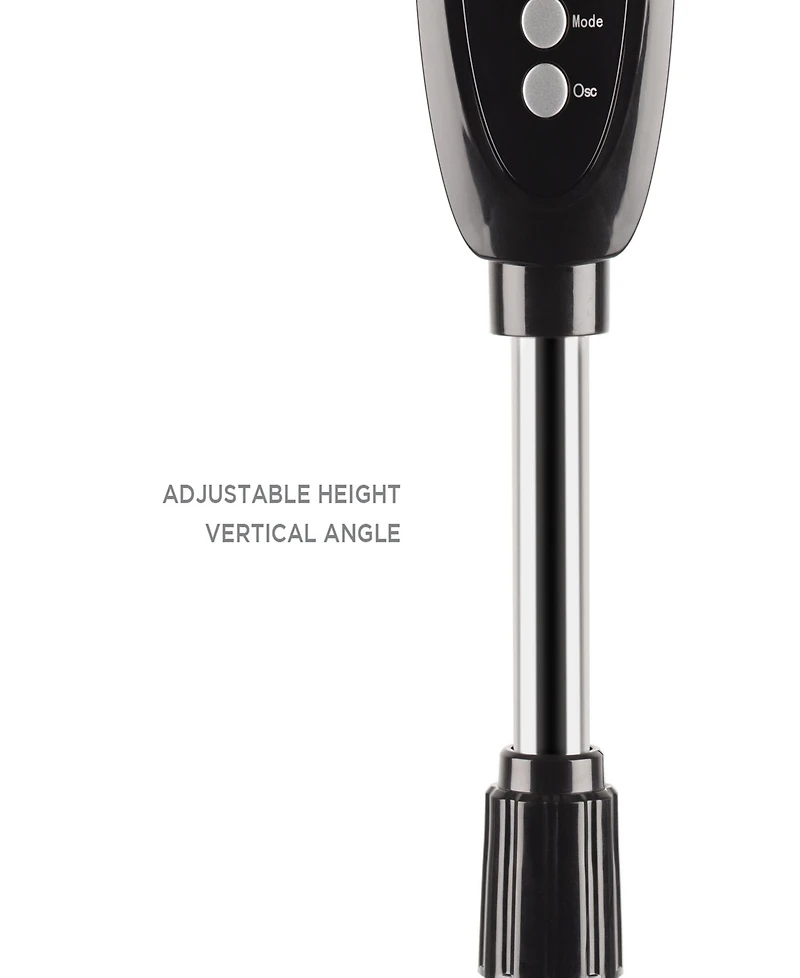 16 in. Dual Blade Stand Fan - Remote, Round Base