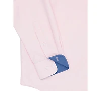 Calabrum Men's Regular Fit Solid Wrinkle Free Performance Dress Shirt