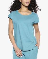 Women's Textured Slub Knit Muscle Tee