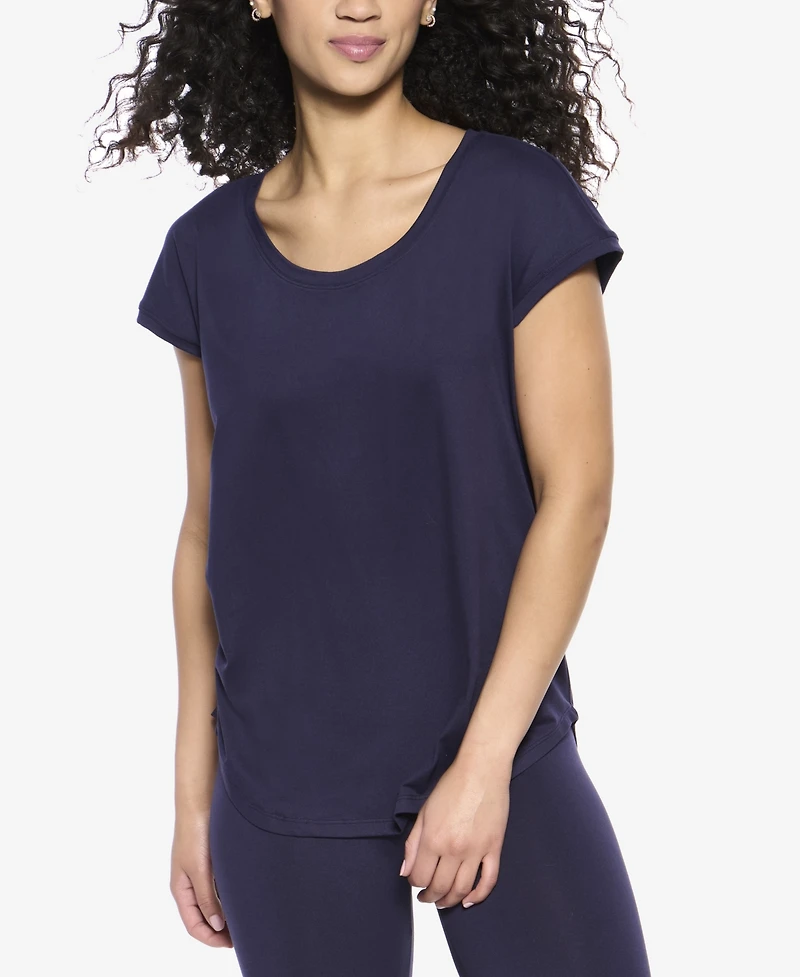 Women's Textured Slub Knit Muscle Tee