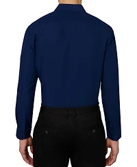 Calabrum Men's Regular Fit Solid Wrinkle Free Performance Dress Shirt