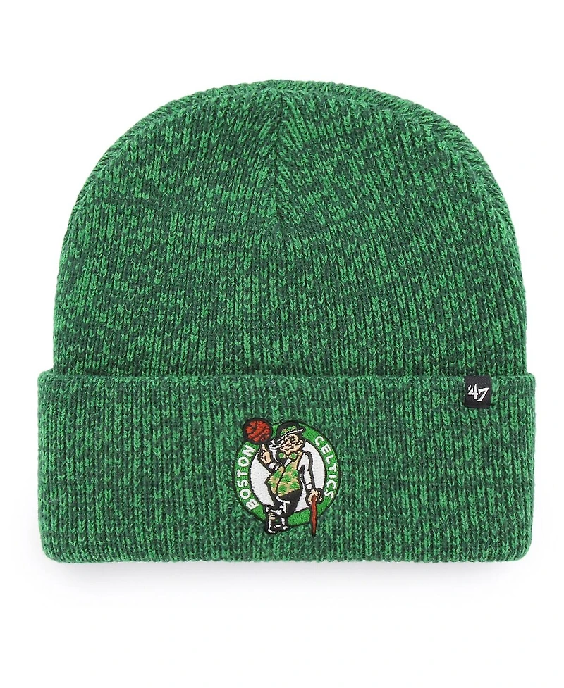 Men's '47 Kelly Green Boston Celtics Brain Freeze Cuffed Knit Hat