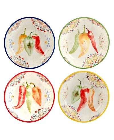 Certified International Sweet Spicy Soup Bowl, Set of 4