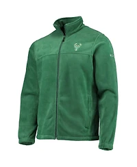 Men's Columbia Milwaukee Bucks Hunter Green Flanker Full-Zip Jacket