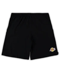 Men's Concepts Sport Purple, Black Los Angeles Lakers Big and Tall T-shirt Shorts Sleep Set