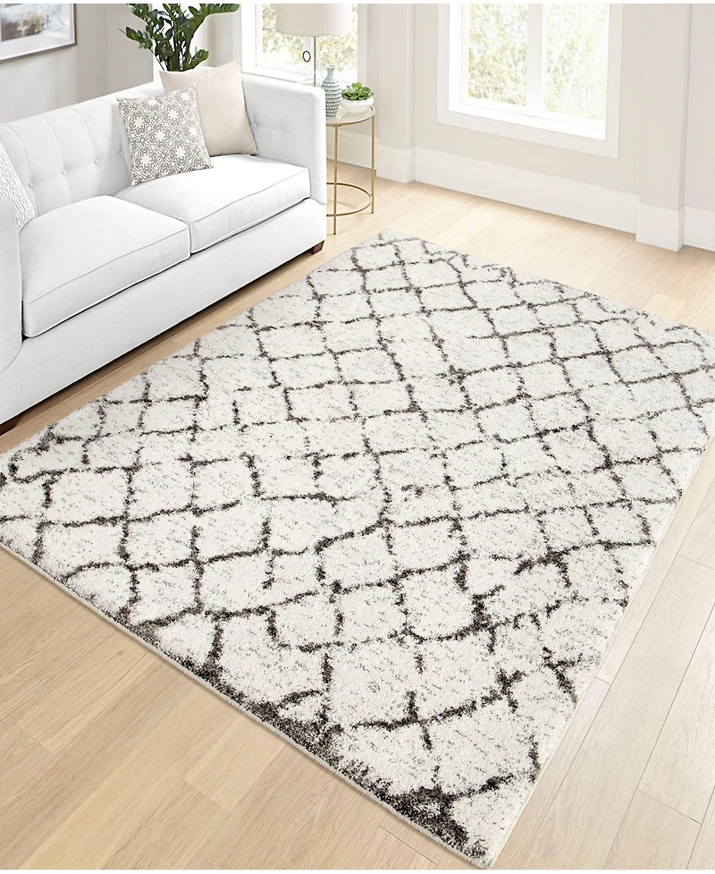 Closeout! Orian Cloud 19 Tribal Line 6'7" x 9'6" Area Rug