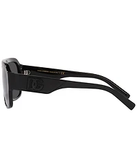 Dolce&Gabbana Men's Low Bridge Fit Sunglasses, DG4403F Low Bridge Fit 58