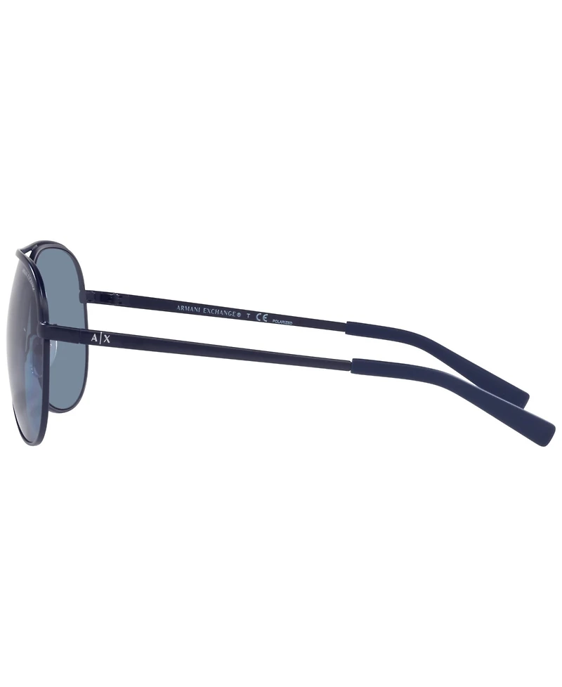 A|X Armani Exchange Unisex Polarized Sunglasses, AX2002 61