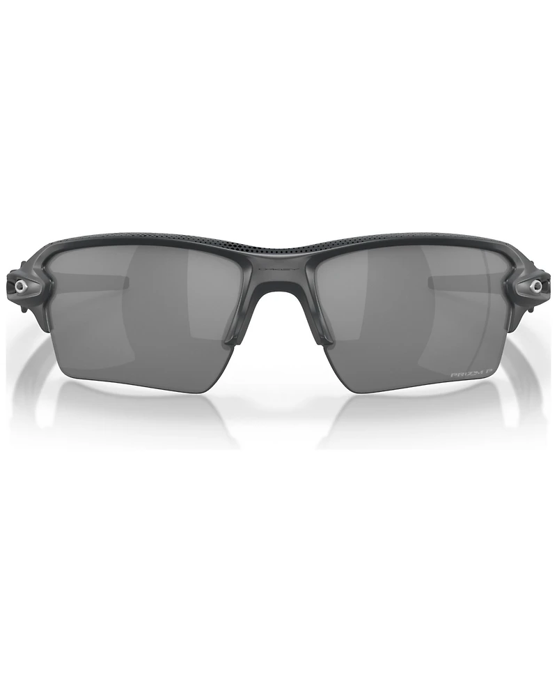 Oakley Men's Polarized Sunglasses, OO9188 Flak 2.0 Xl Mvp High Resolution Collection 59