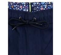 Society of Threads Men's Slim Fit Solid Drawstring Pants