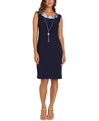 R & M Richards Women's Printed Dress and Jacket