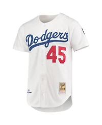 Men's Pedro Martinez White Los Angeles Dodgers 1993 Cooperstown Collection Home Authentic Jersey