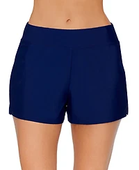 Island Escape Women's Pull-On Swim Shorts, Created For Macy's
